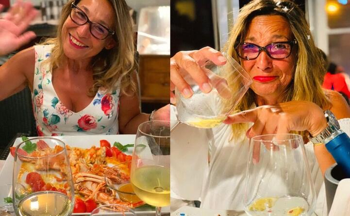 l aragosta alla castellanese accompagnata da un gustoso vermentino foto di patrizia redaelli da castelsardo