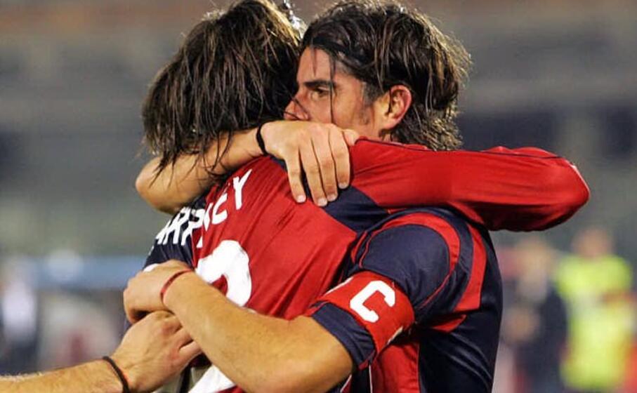 larrivey e diego lopez (foto twitter cagliari)