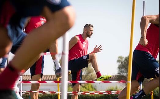 l allenamento agli ordini di maran (foto twitter)