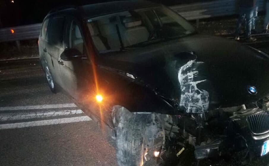 l auto coinvolta nell incidente (foto pintori)