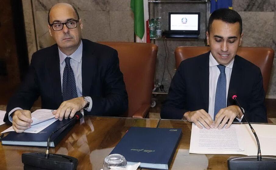 nicola zingaretti e luigi di maio (ansa)