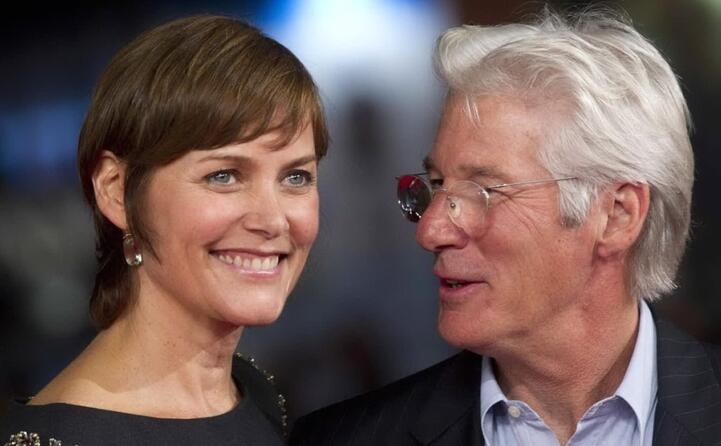 con l ex moglie carey lowell