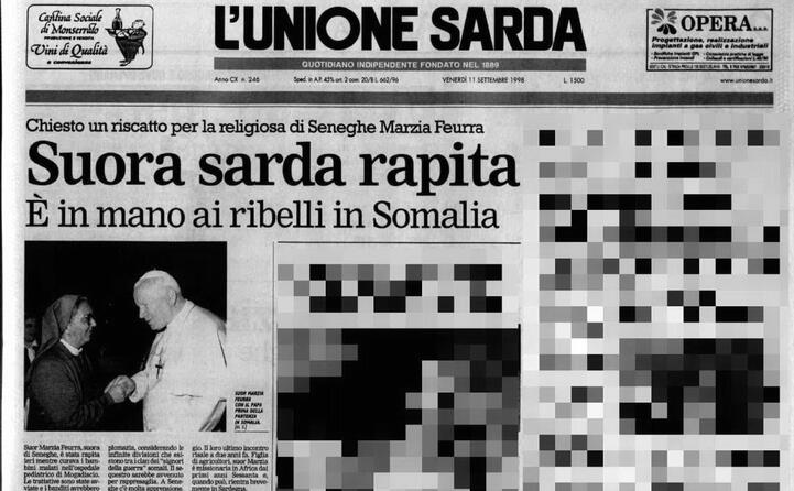 accaddeoggi 10 settembre 1998 suor marzia sequestrata a mogadiscio