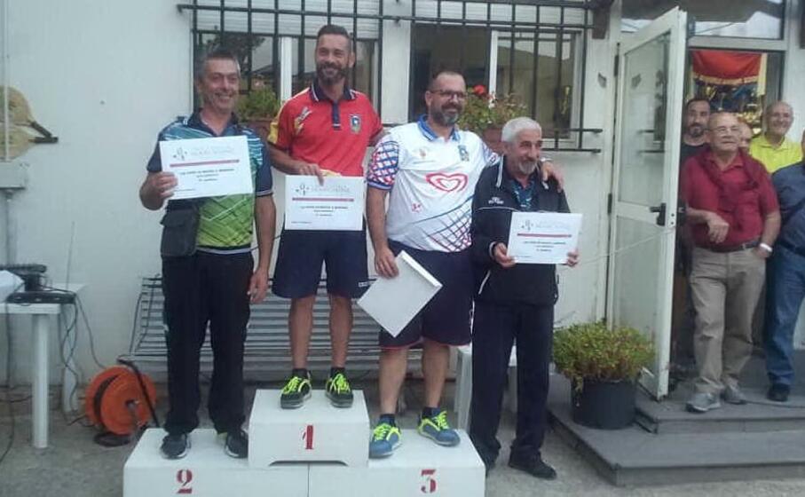 i 4 classificati al torneo regionale di borore (foto l unione sarda nachira)