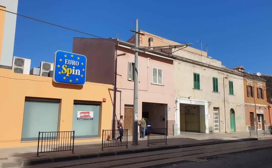 l eurospin in cui si verificato il furto (foto l unione sarda calvi)