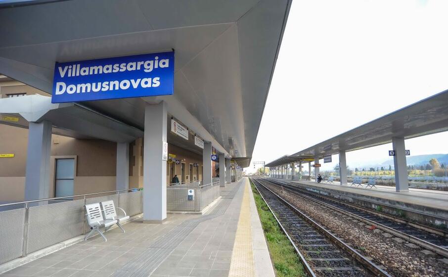 la stazione ferroviaria di villamassargia (foto l unione sarda cucca)