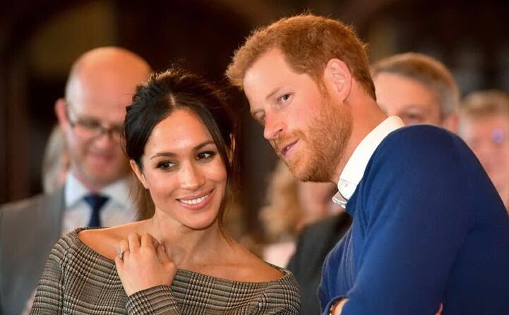 insieme alla moglie meghan markle