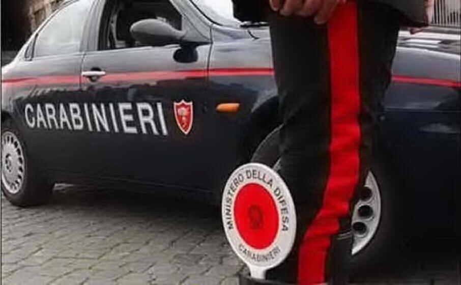 l intervento dei carabinieri (archivio l unione sarda)