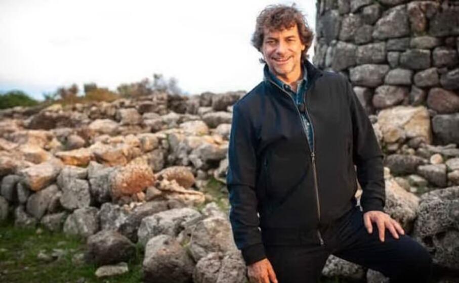 alberto angela in sardegna (foto da frame video)