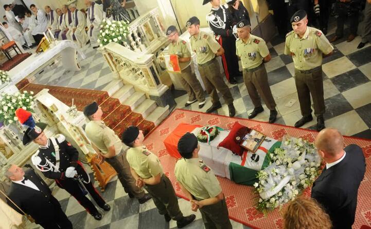 i funerali (archivio l unione sarda chergia)