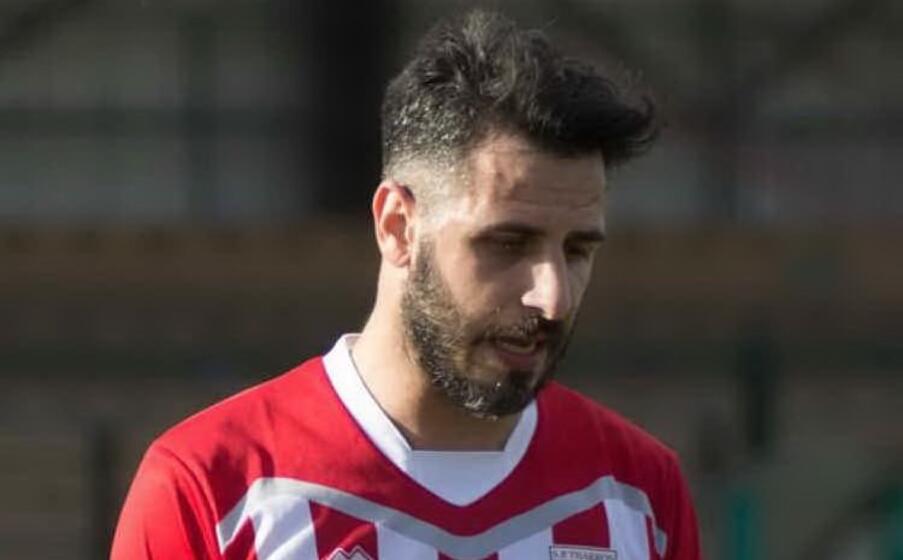 alessio costella difensore della tharros (foto l unione sarda pala)