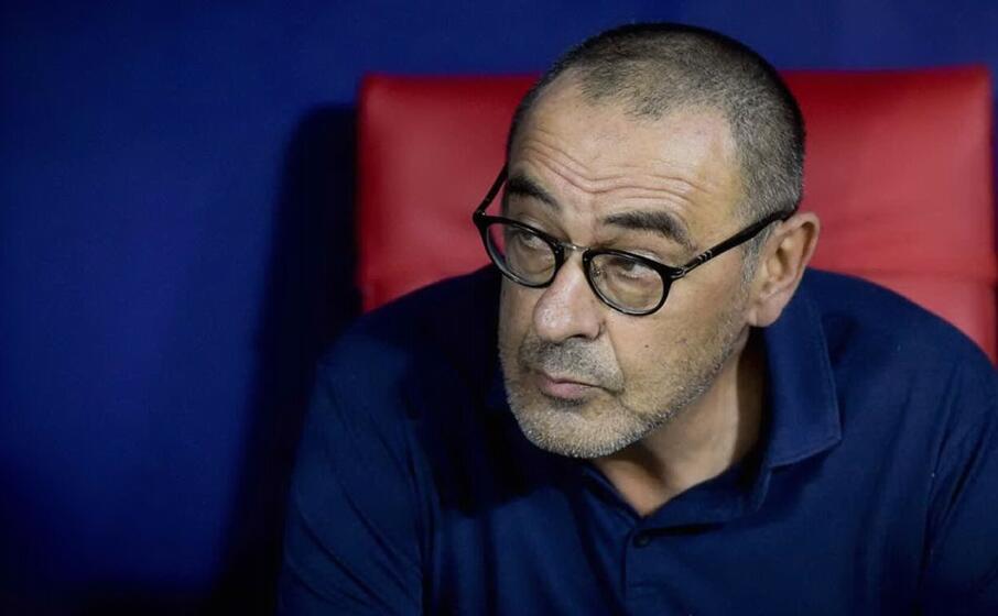 l allenatore della juve maurizio sarri (foto twitter)