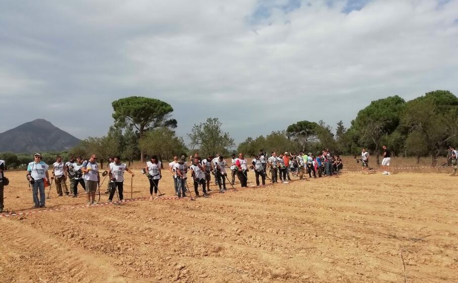 a villacidro la gara di metal detecting shardana day