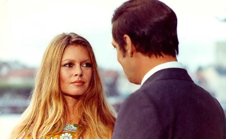 sul set nel 1973 prima dell addio al cinema