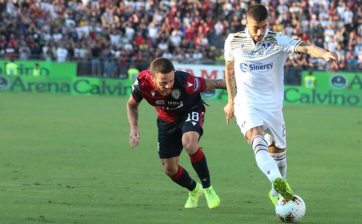 cagliari verona le immagini della partita