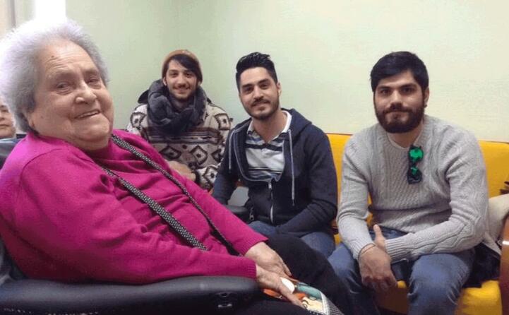 al nostro angelo custode per la sua prima festa in cielo nonna maria volata il 26 ottobre scorso auguri dai tuoi nipoti emanuele vincenzo e filippo