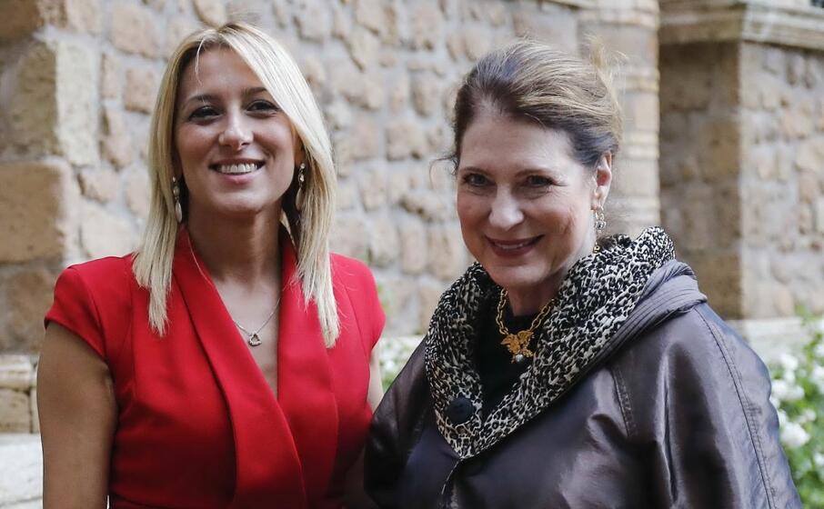 anche virginia saba e susan pompeo a villa madama