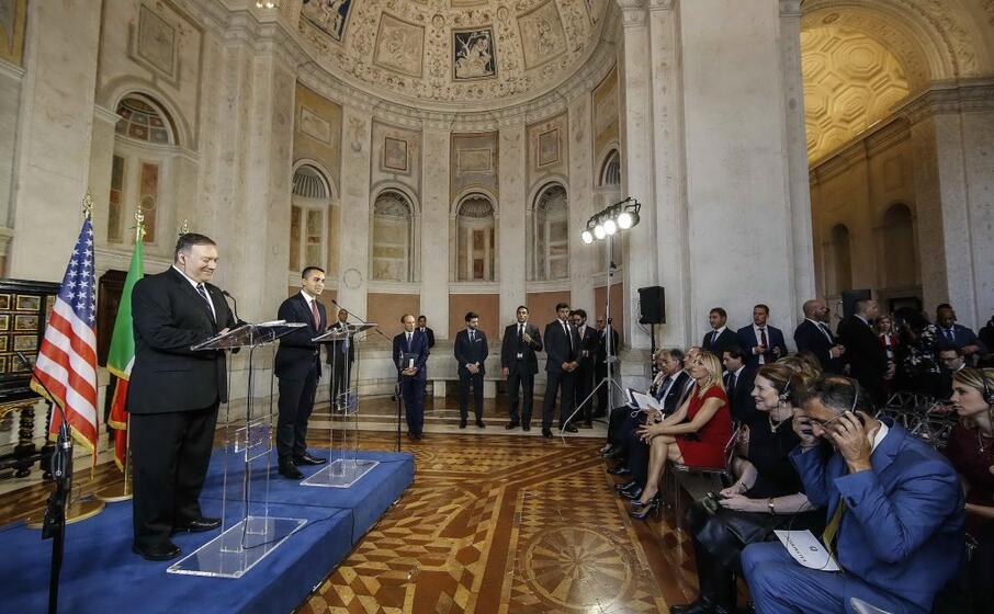 colloquio eccellente ha commentato pompeo (tutte le foto sono ansa)