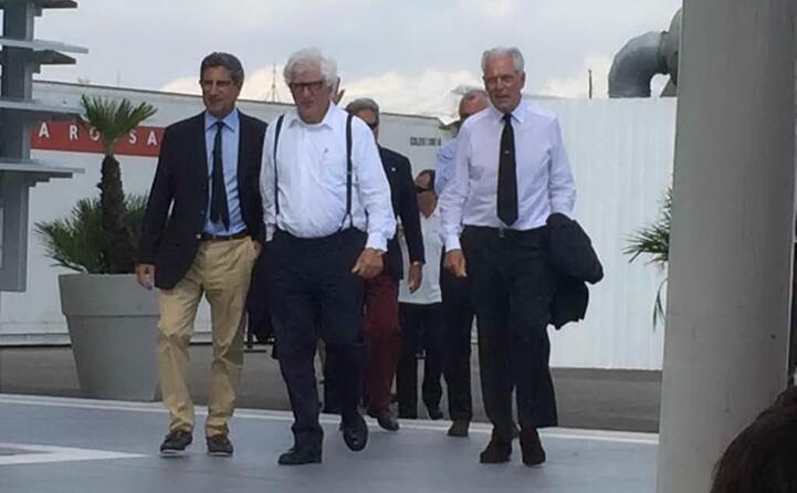 l arrivo di patrizio bertelli marcotronchetti provera e carlo croce (l unione sarda chiappe)