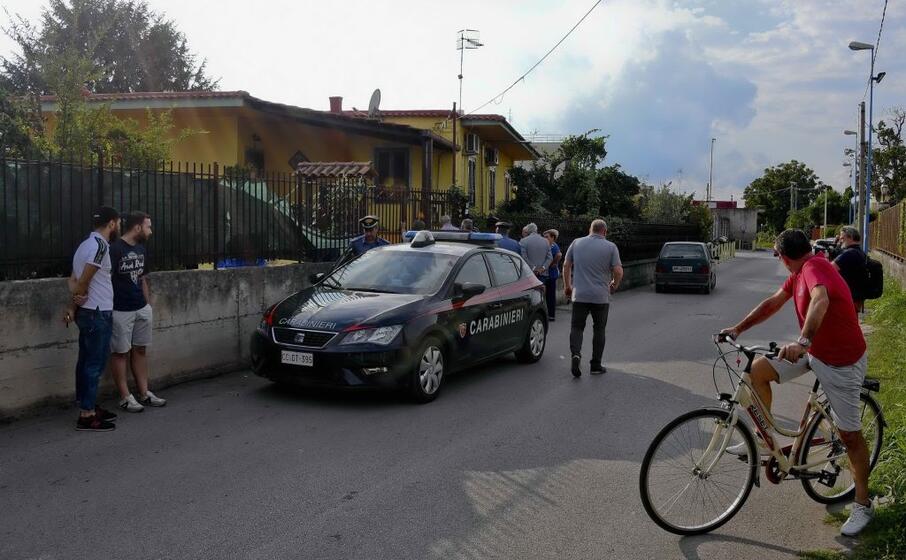 la casa dove sono stati rinvenuti i due cadaveri (ansa)