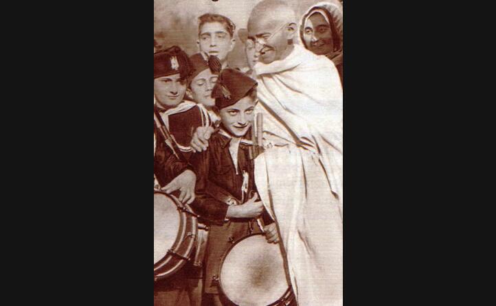 nella sua visita a roma