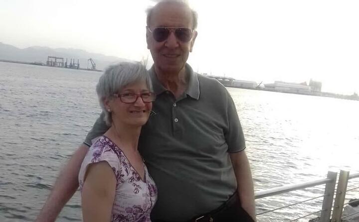 nonna maria e nonno luigi da cagliari ridono ancora come bambini li amo da beatrice otto anni