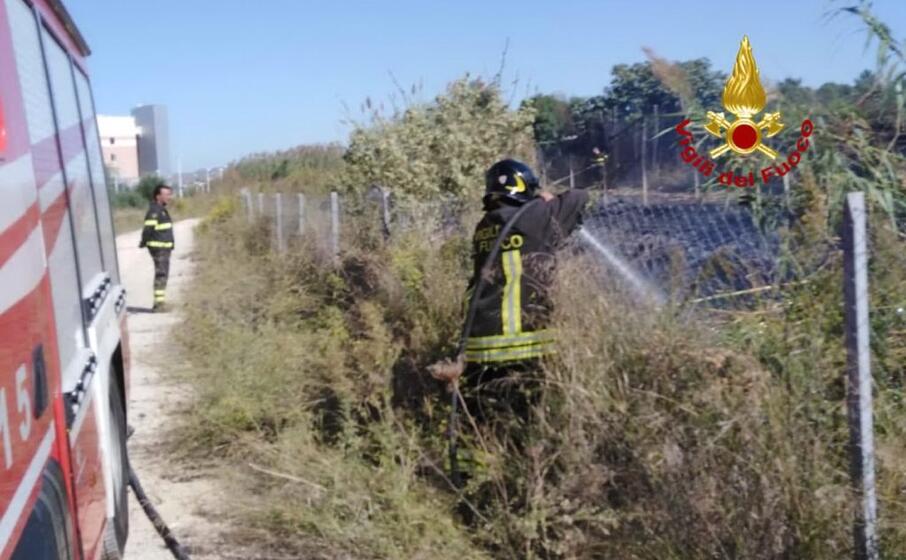 l intervento (foto vigili del fuoco)