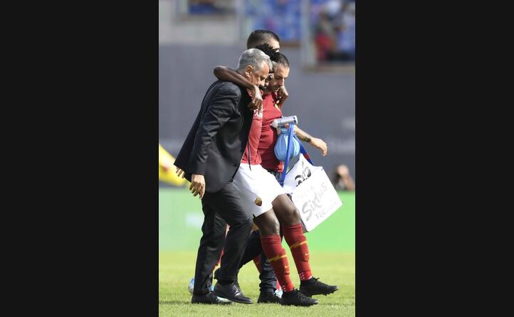 diawara uscito per la rottura del menisco