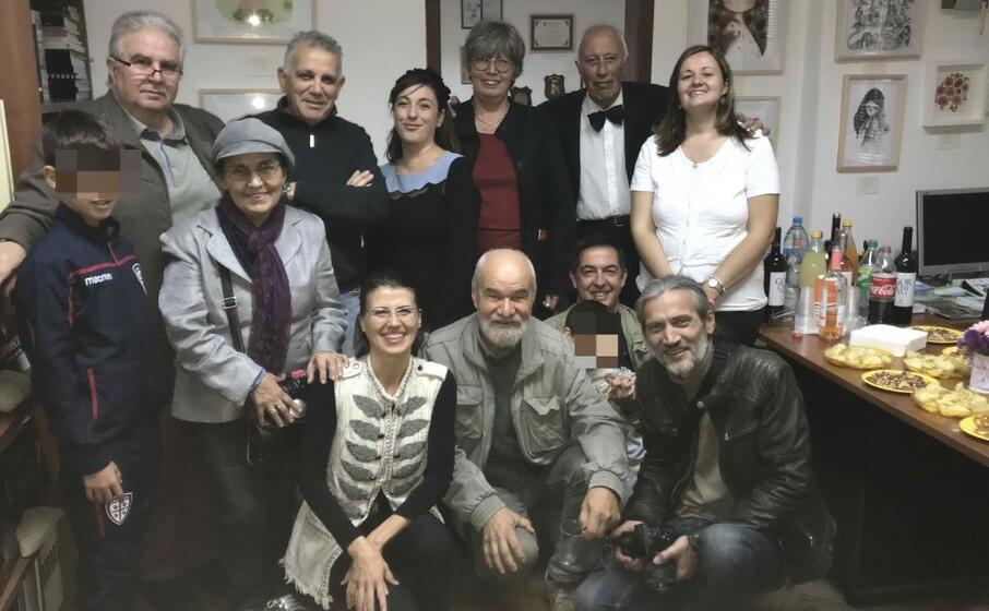 un momento dell inaugurazione (foto circolo sardica )