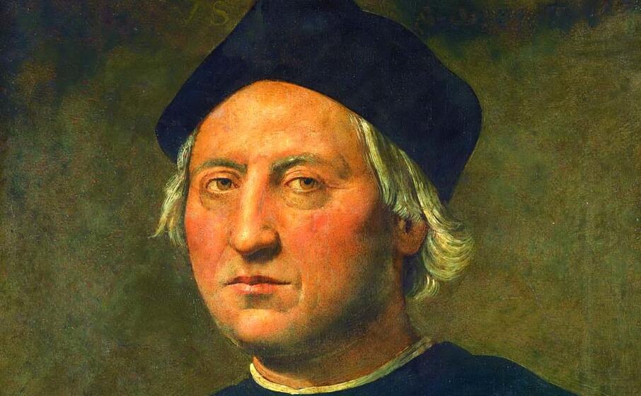 cristoforo colombo in un dipinto (archivio l unione sarda)