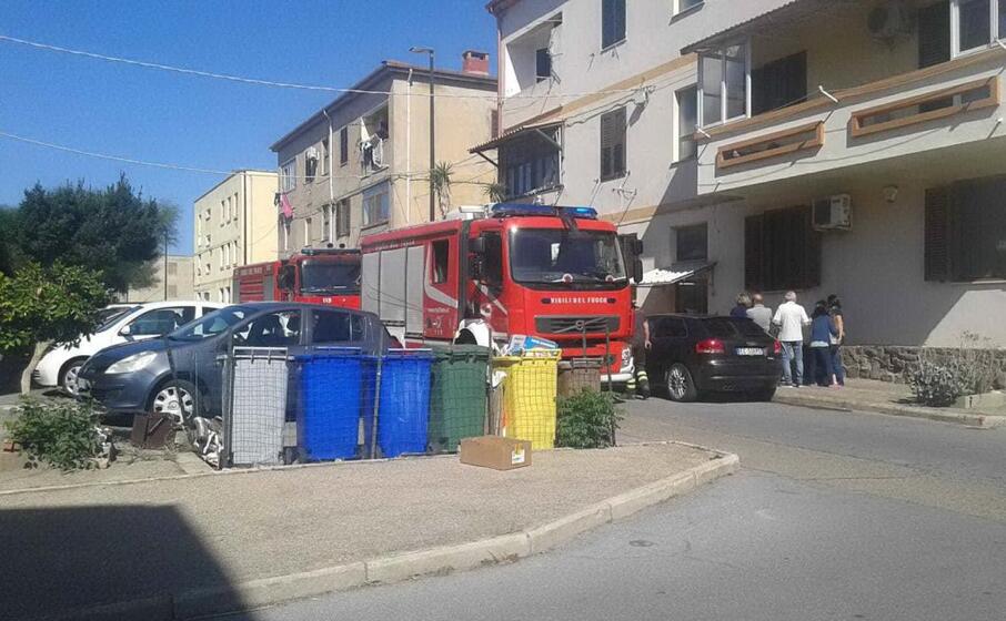 l intervento a cortoghiana (foto l unione sarda scano)