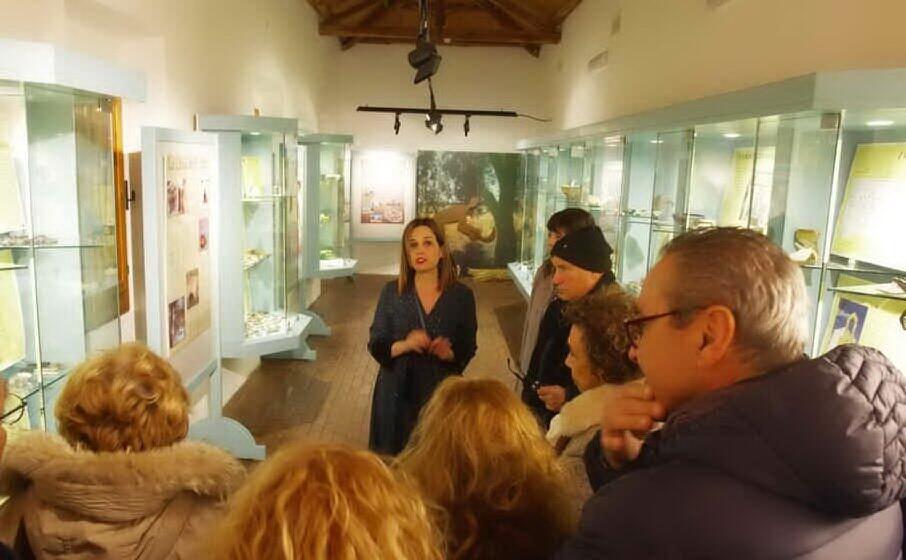 una visita al museo (foto l unione sarda sirigu)