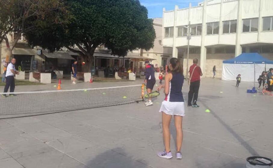 sport in piazza umberto i (l unione sarda pala)