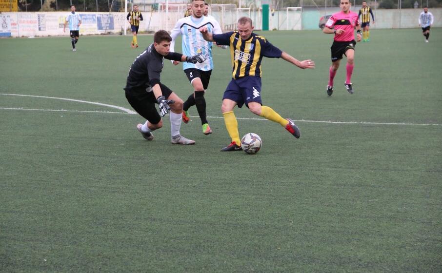 giorgio la vista in gol per il muravera (foto andrea serreli)