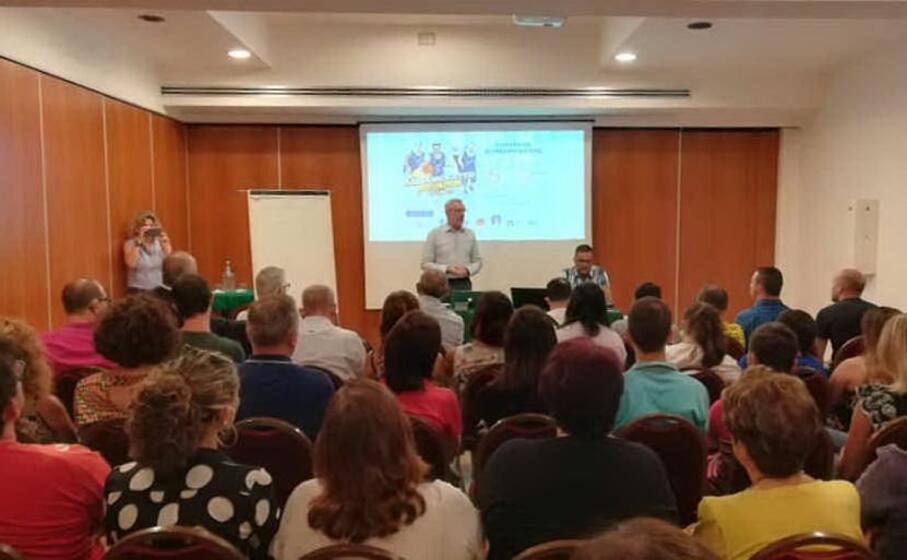 la conferenza di presentazione (foto l unione sarda garau)
