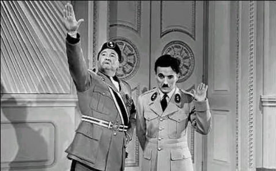 si tratta di una parodia del nazismo