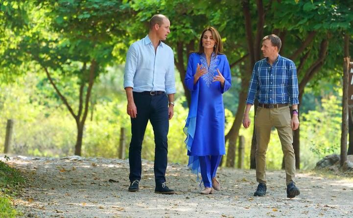 william e kate in visita