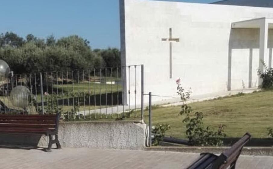 gli esterni della chiesta (foto l unione sarda murgana)