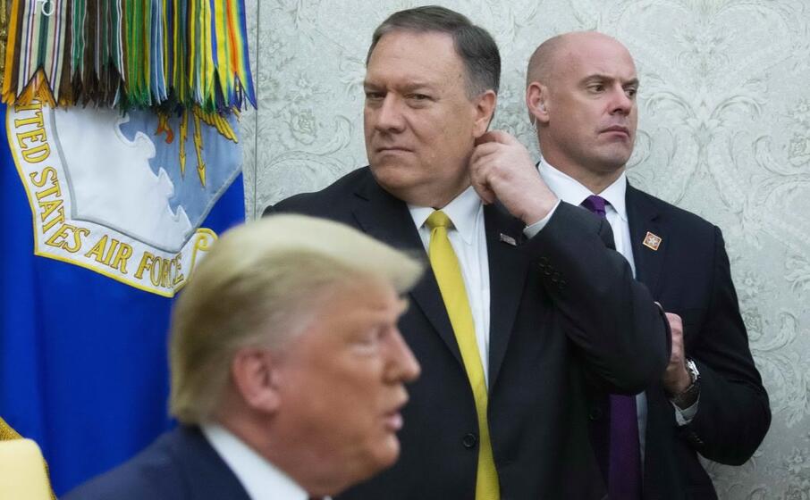 il segretario di stato mike pompeo