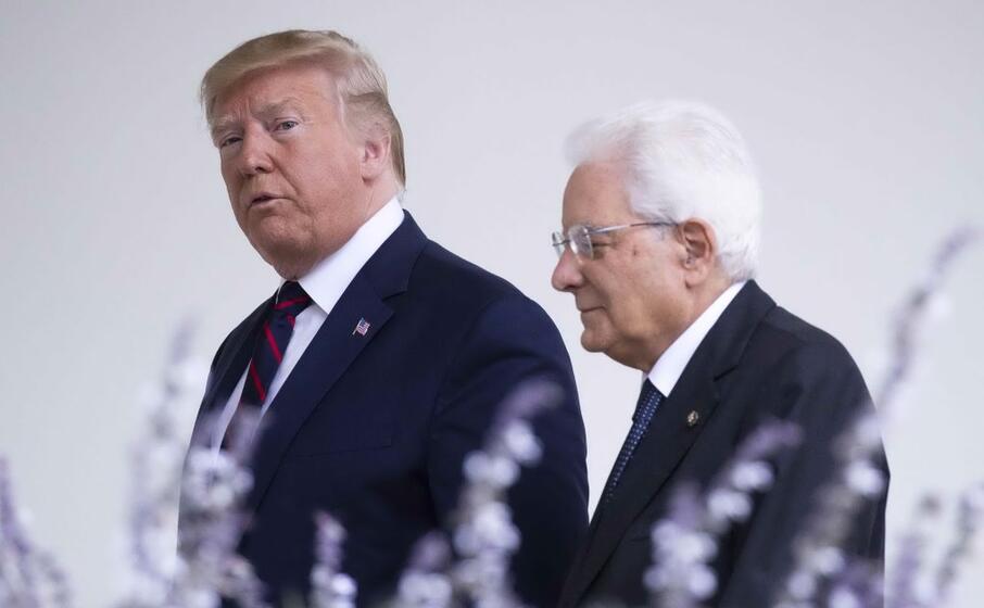mattarella vola negli usa da donald trump