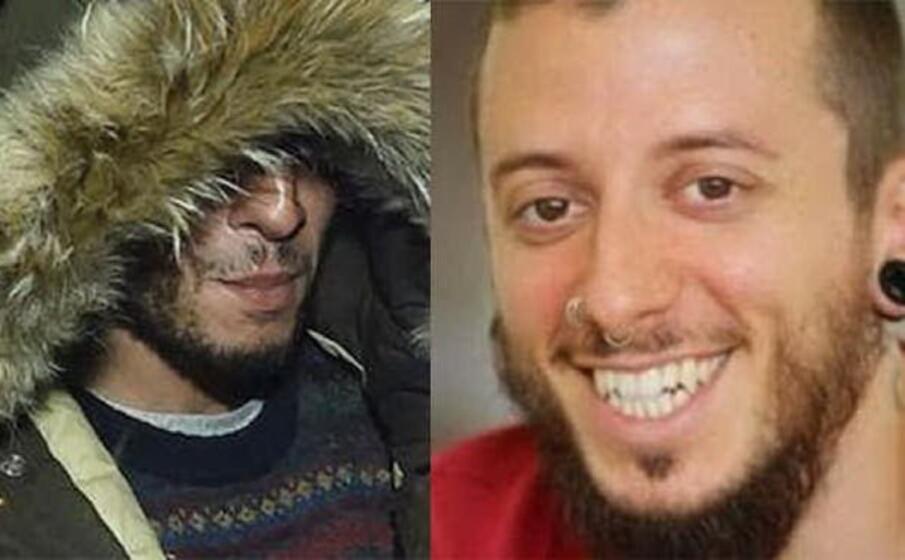 a sinistra il killer a destra stefano leo