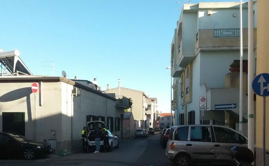 il luogo dell incidente (foto polizia municipale di cagliari)