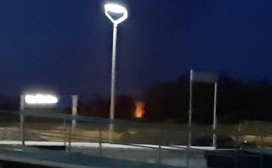 l incendio dietro la stazione (l unione sarda pintori)