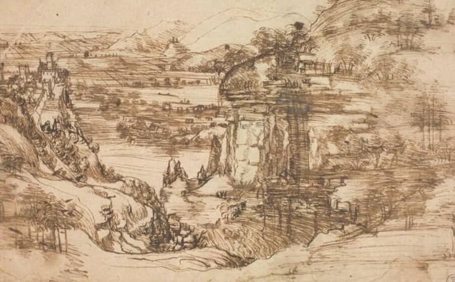 particolare del foglio 8p di leonardo (foto da google)