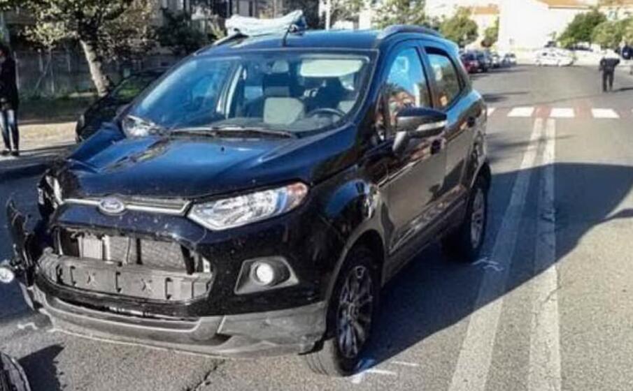 l auto che ha travolto nonna e nipotina (archivio l unione sarda)