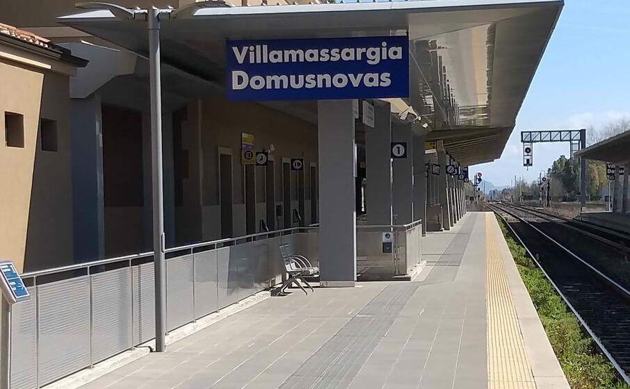 la stazione ferroviaria villamassargia domusnovas (foto l unione sarda farris)