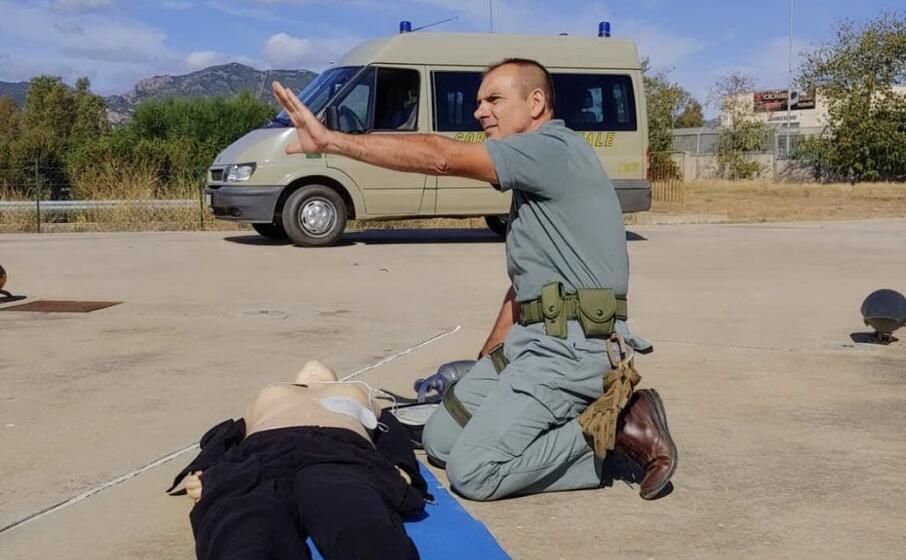 un momento del corso (foto l unione sarda sanna)