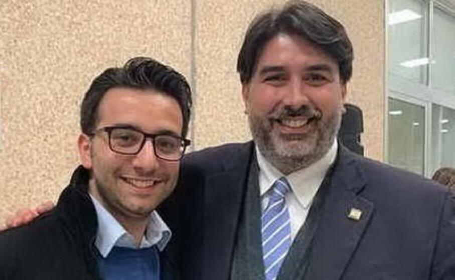 gianni lampis con christian solinas (archivio l unione sarda)