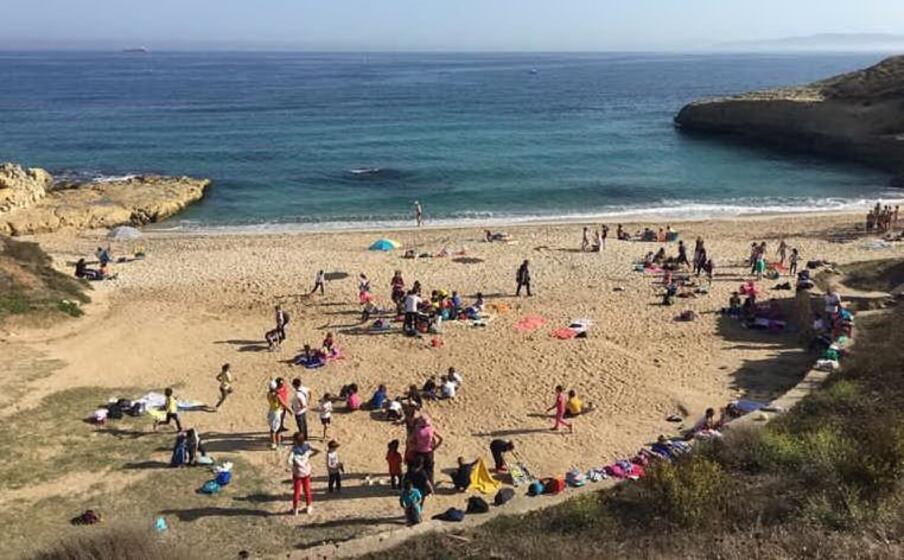 i bambini nella spiaggia di balai (l unione sarda pala)