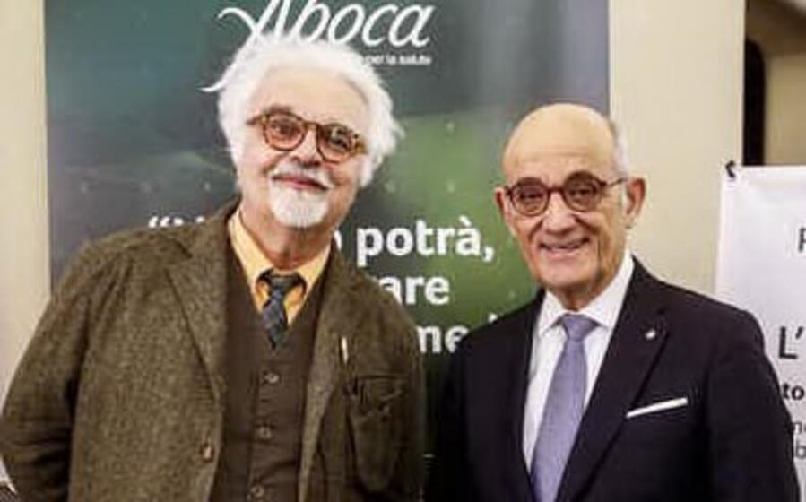 patrizio roversi e pier luigi rossi (foto l unione sarda marras)